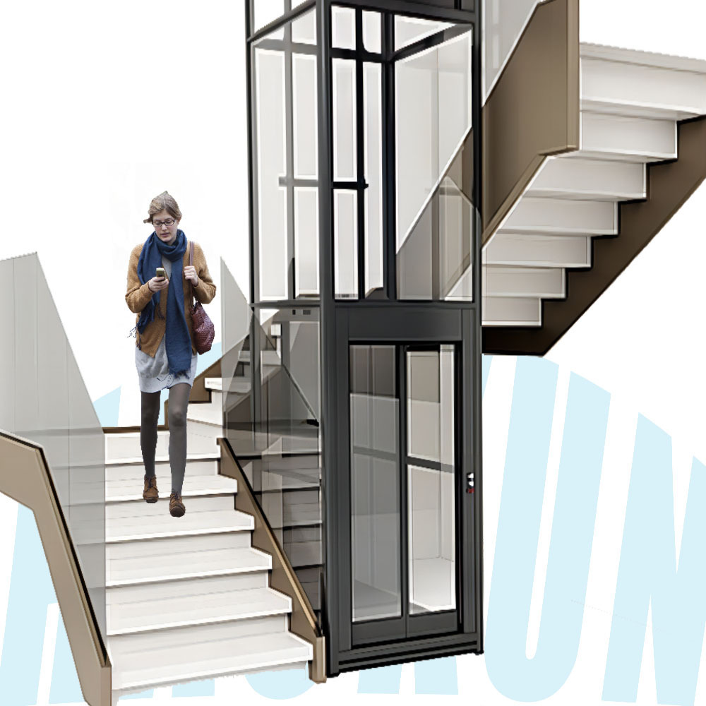 2 3 7 floors the residential persons need a mini passenger wheelchair lift ascenseur elevador for their home