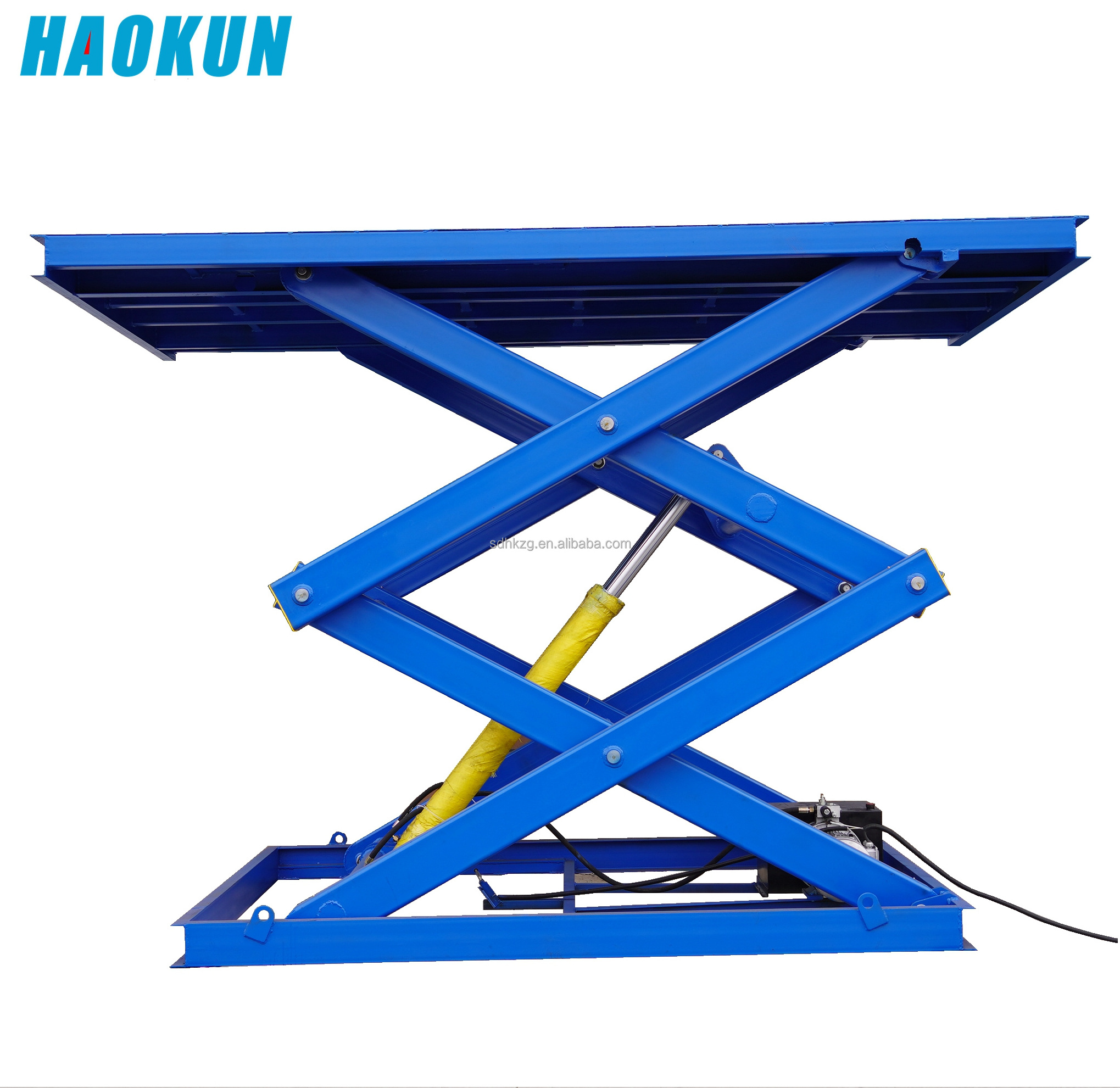 2023 SJG 2Ton heavy stationary fixed hydraulic electric scissor car lift work platform transport elevator table price with CE