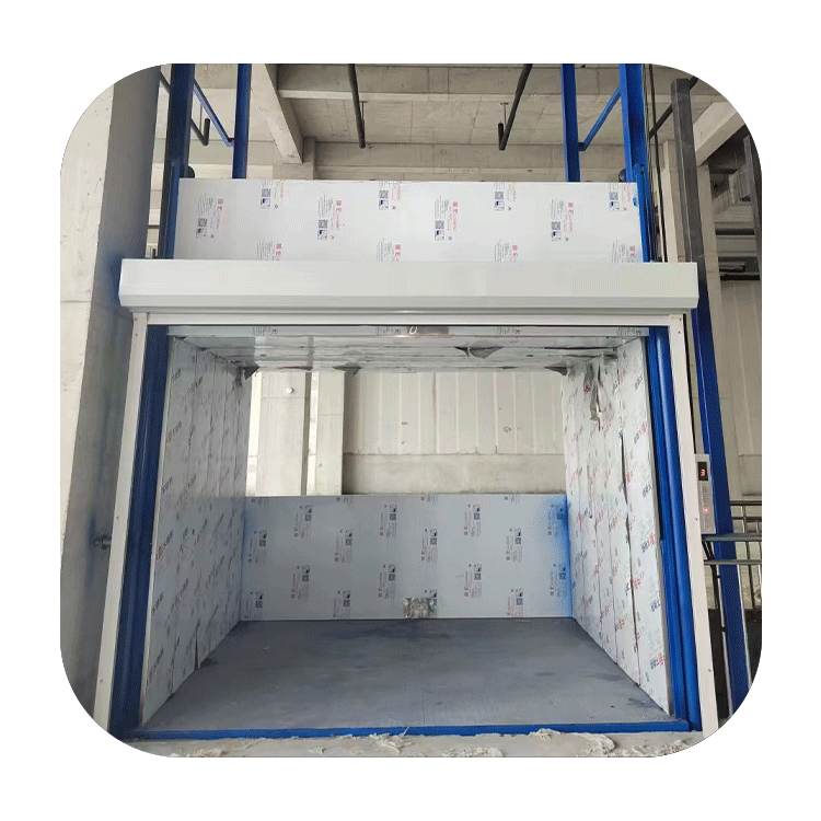 wall mounted cargo elevator 2 ton electric cargo lift warehouse small cargo elevator lift