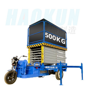 Vehicle Truck Mounted Scissor Hydraulic Lift Table High Rise Working Platform