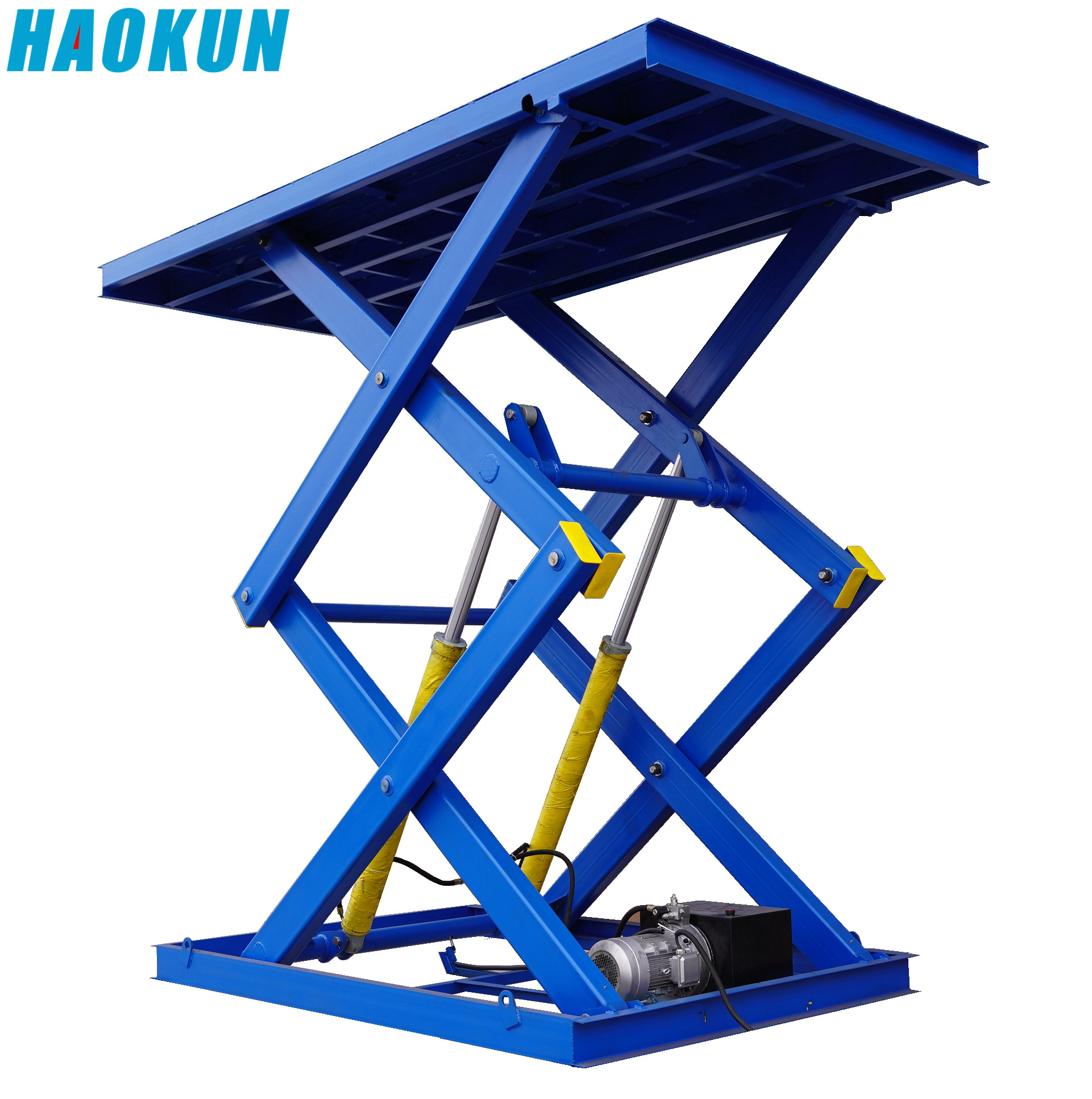 2023 SJG 2Ton heavy stationary fixed hydraulic electric scissor car lift work platform transport elevator table price with CE