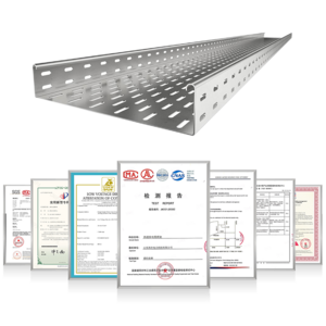 Quality GI 300mm Electrical Tray Cable Hot Dipped Galvanized Stainless Steel Perforated Cable Tray