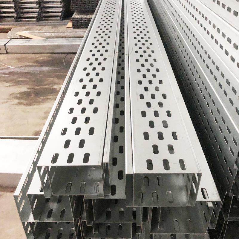 Tray Type Metallic Galvanized Heavy Duty Cable Tray 225x50mm Wide Heavy Duty Perforated Gage 16 U0028he Splice Set