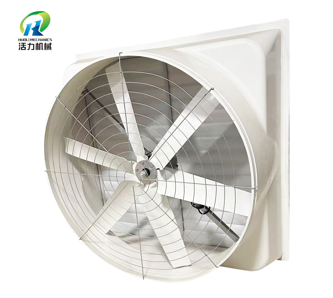 50  Inch Fiberglass Poultry Exhaust Fan For Broiler House With Plastic Blades