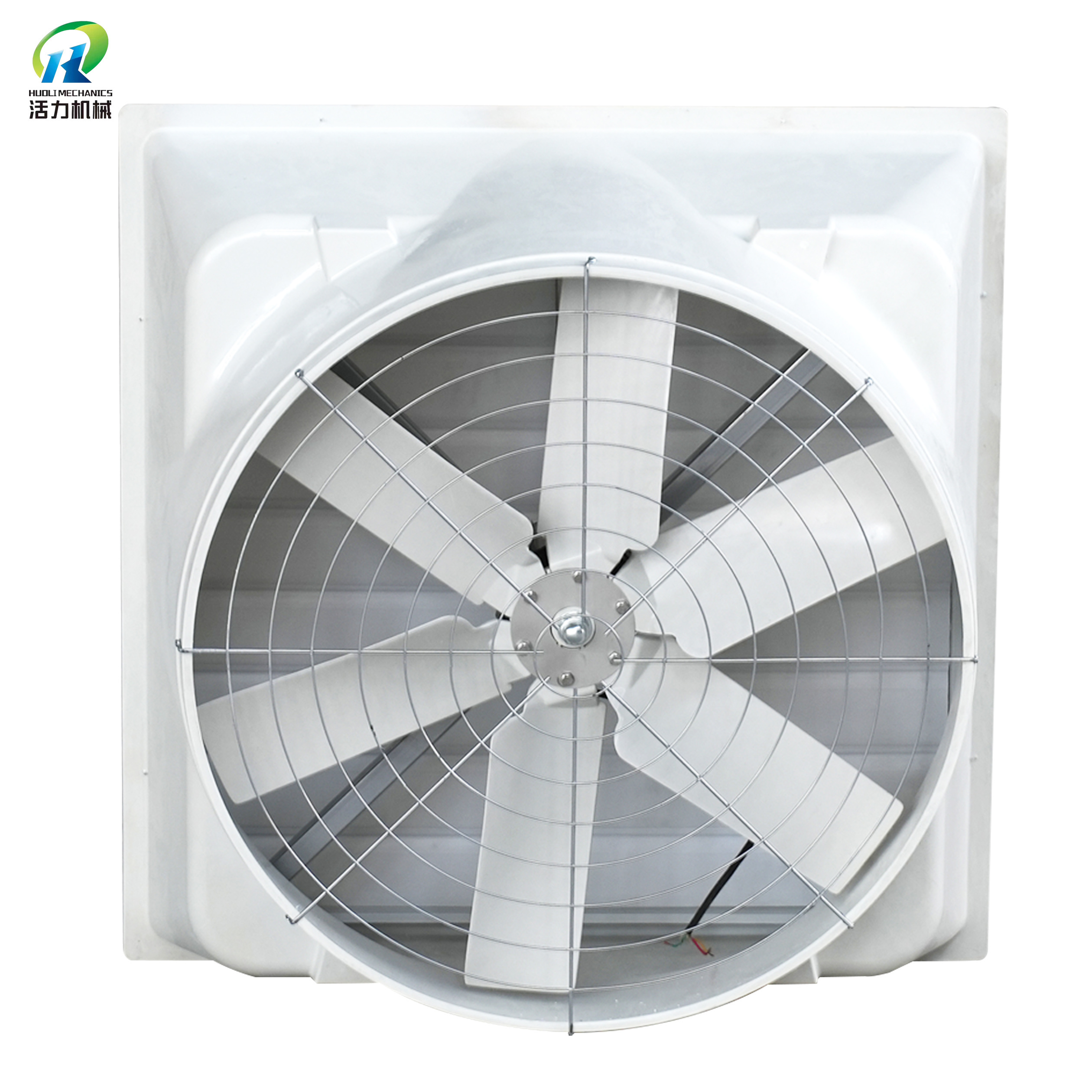 50  Inch Fiberglass Poultry Exhaust Fan For Broiler House With Plastic Blades