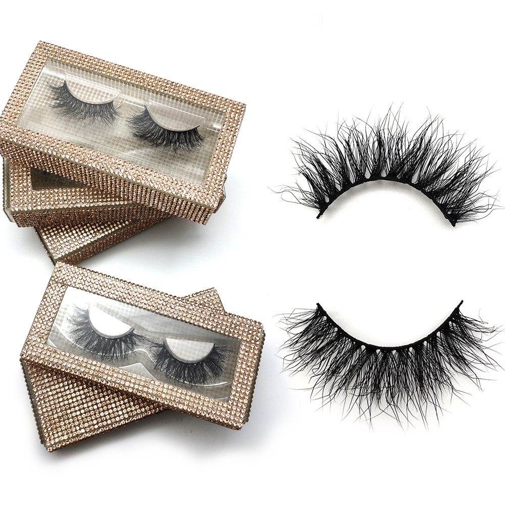 wholesale 7D 12-22mm wispy luxury fluffy faux silk eyelash 100% real lashes 3d faux mink eyelashes bulk vendor eyelashes