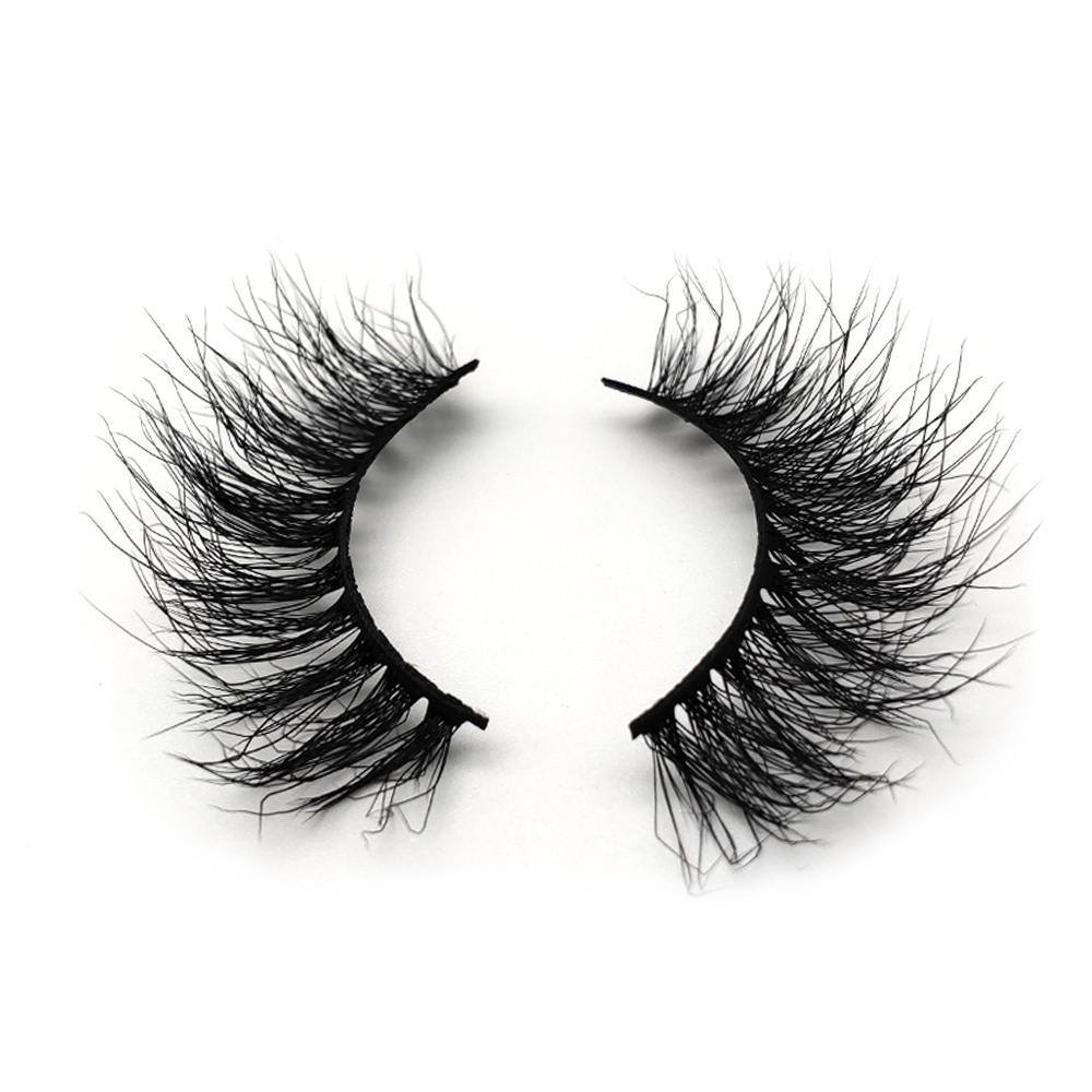 wholesale 7D 12-22mm wispy luxury fluffy faux silk eyelash 100% real lashes 3d faux mink eyelashes bulk vendor eyelashes