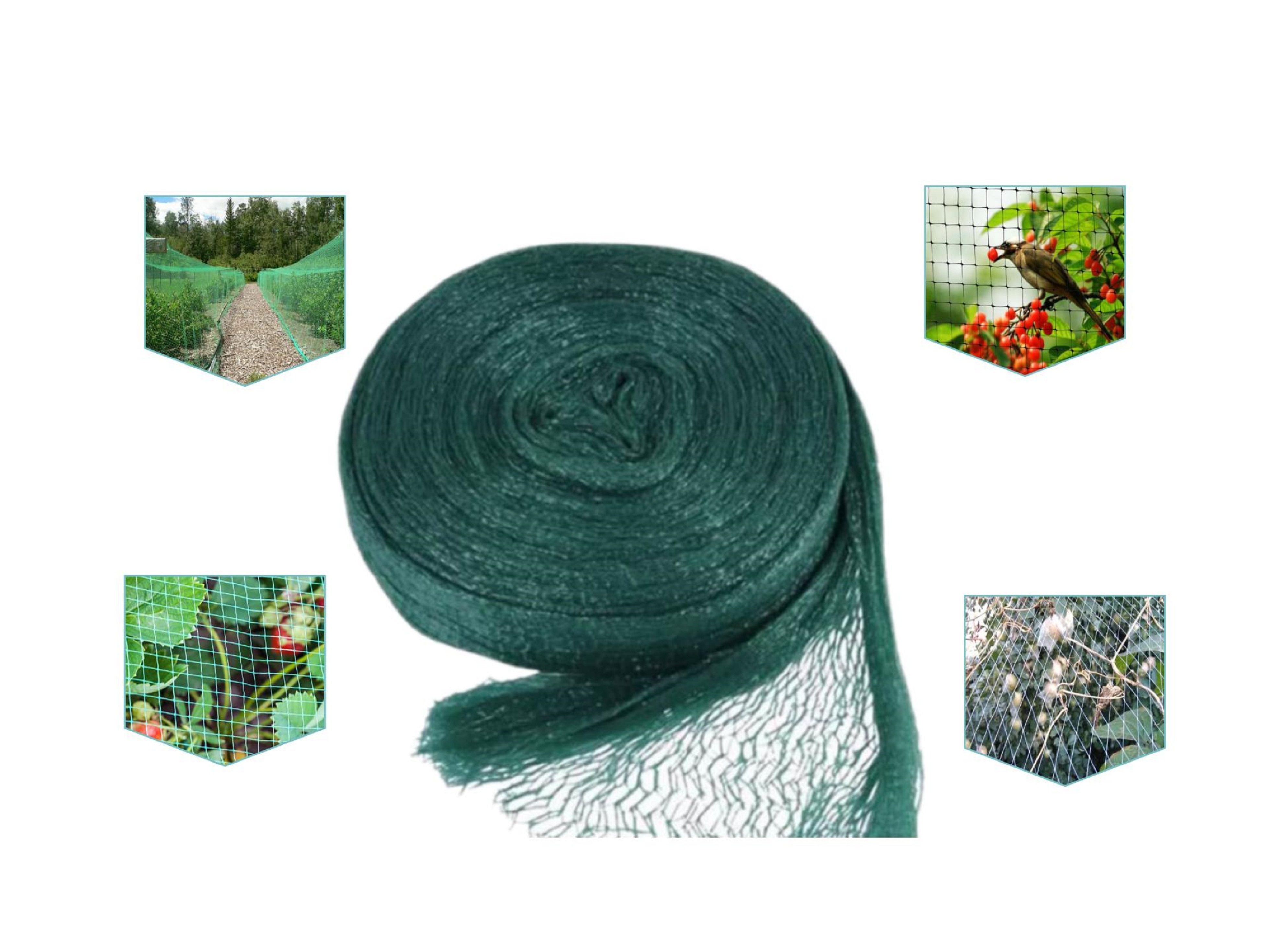 Black Agricultural Anti Bird Net Garden Bird Protection Mesh