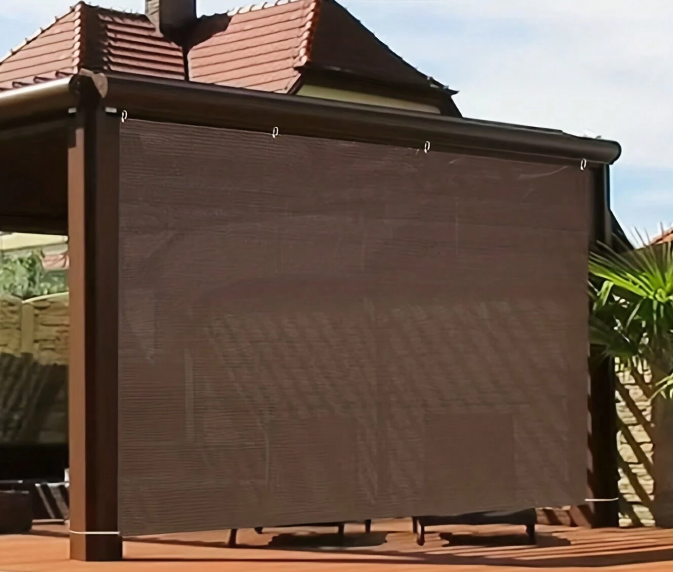 50% 60% 70% UV Resistant Chocolate Sun Shade Net for House