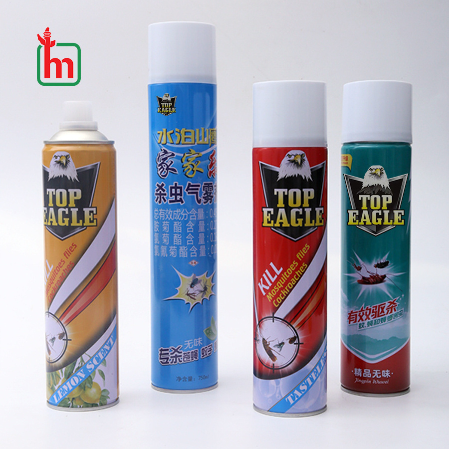 China Made 300ml 400ml 500ml 600ml 750ml Powerfull All Flying Insects Killer Aerosol Mosquito Insecticide Spray