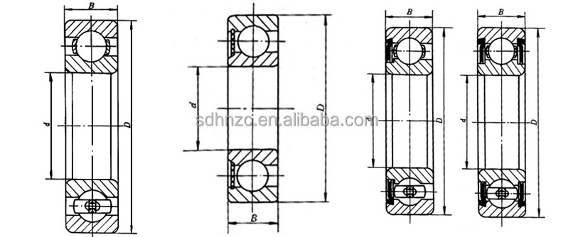 Micro deep groove ball bearing 608zz 2rs bearingMR85 MR93 MR95 MR104 MR105 ZZ 526z  si3n4 zro2 ball bearing miniature bearing