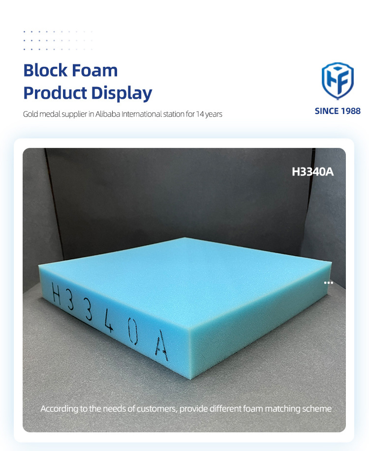 Wholesale sponges high density polyurethane foam high density mattress block square material foam