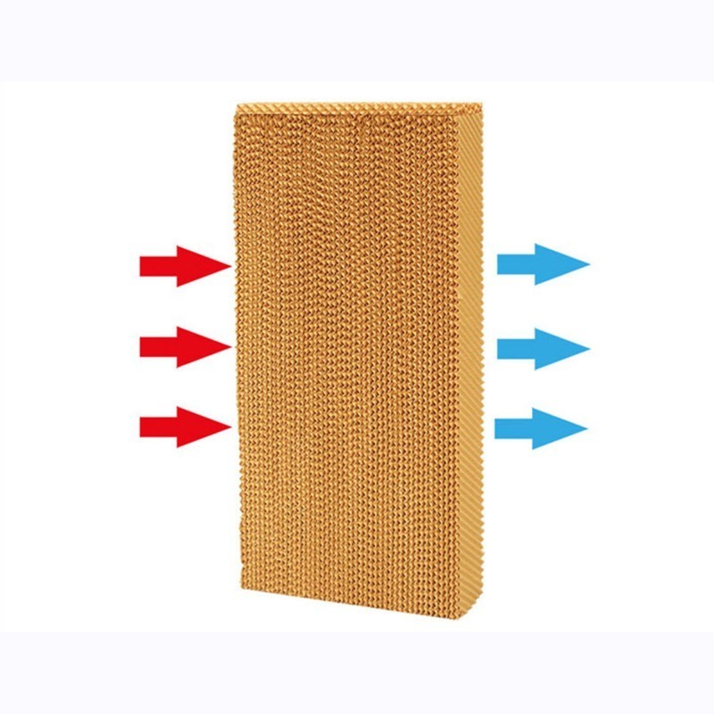 Honeycomb air cooler system greenhouse evaporative cooling pad for poultry farm and greenhouse