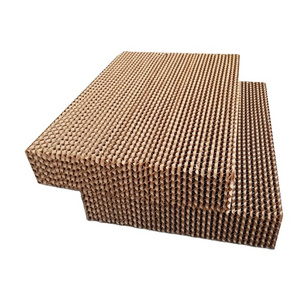 Brown color 7090 cellulose paper cooling pad for greenhouse cooling system