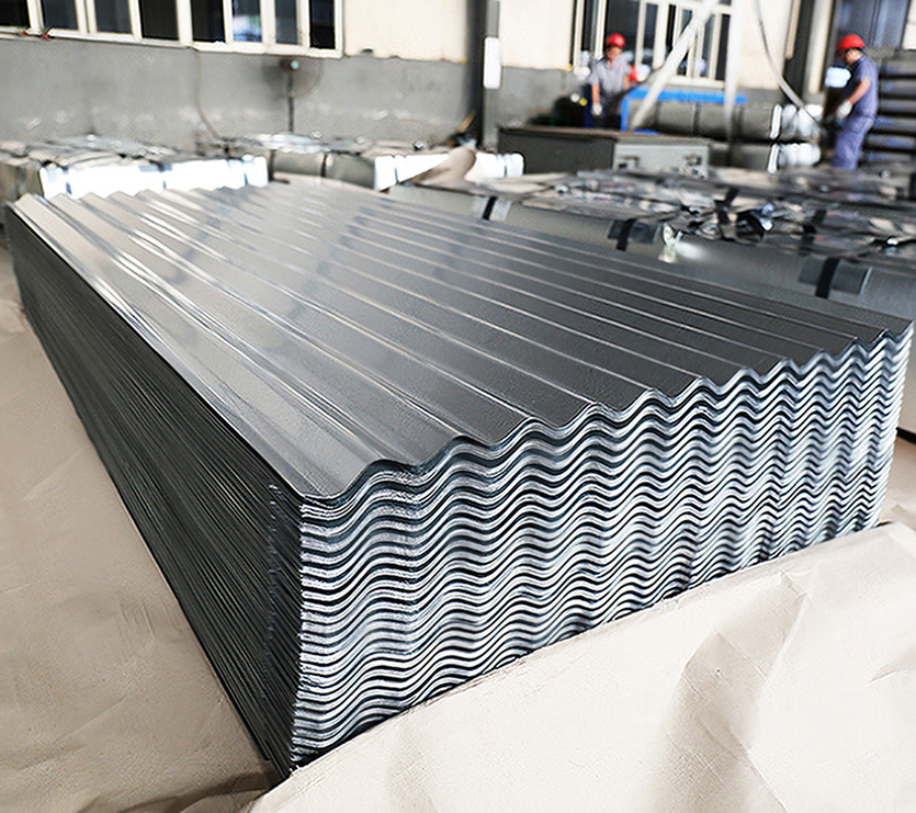 Hot sale 0.4mm 0.5mm 4 x 8 feet aluminum galvanized cheap metal corrugated steel roofing sheets zinc roof sheet prices