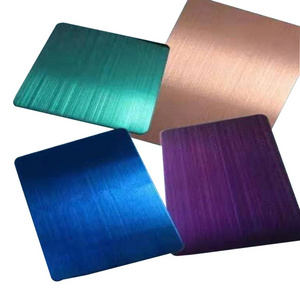 304l 201 304 316 430 316l Color Mirror Stainless Steel Sheet/Plate 2B 8K 1mm hot rolled  Color Mirror Metal SS sheet