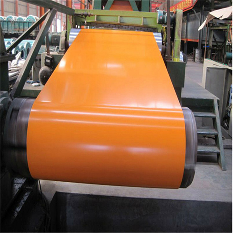 Prepainted steel coil PPGI /chequered wrinkle matt ppgi steel sheets in coil price per ton