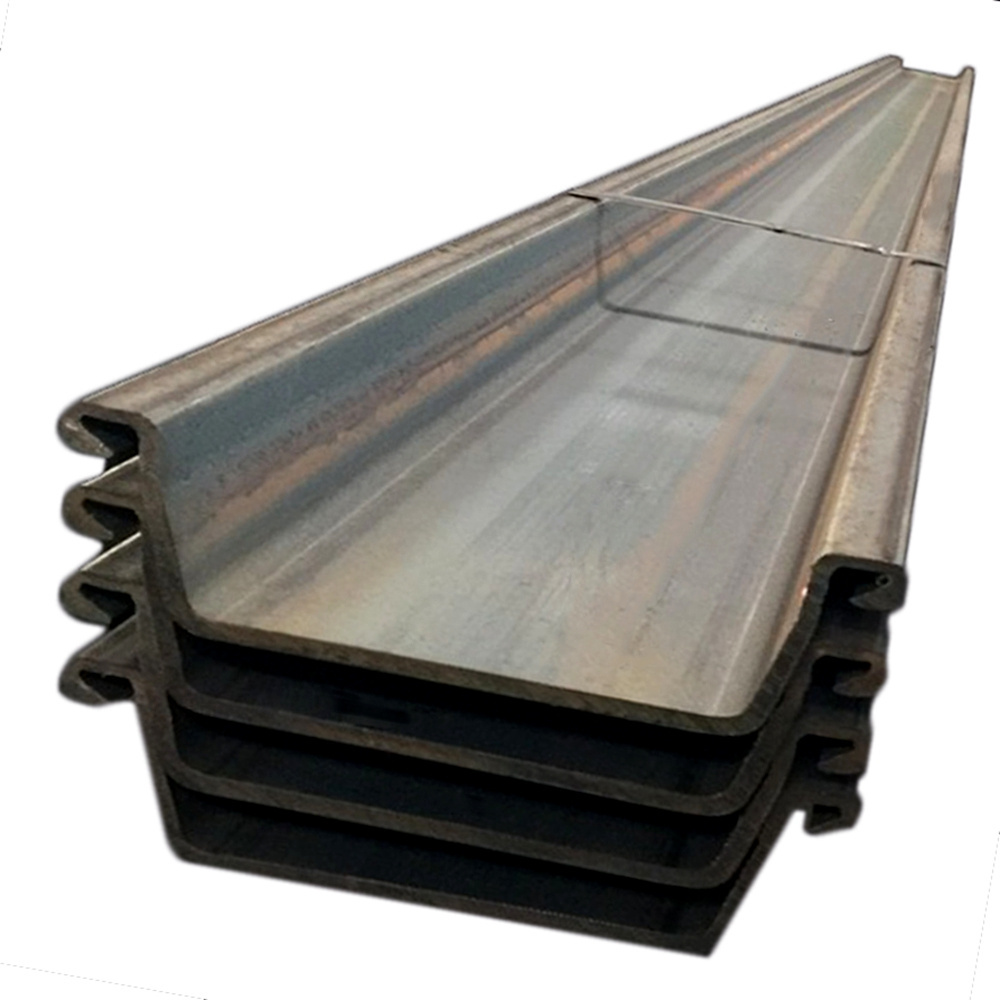 Seawalls Bulkheads Retaining Walls U Shape Cold-formed Steel Sheet Pile SP-III Z Type Steel Sheet Piling