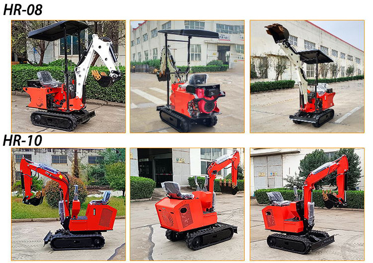 Free Shipping Ce/Epa Euro 5 Mini Digger Hydraulic Bager Mini Bagger 0.8ton 800kg Mini Excavator Prices