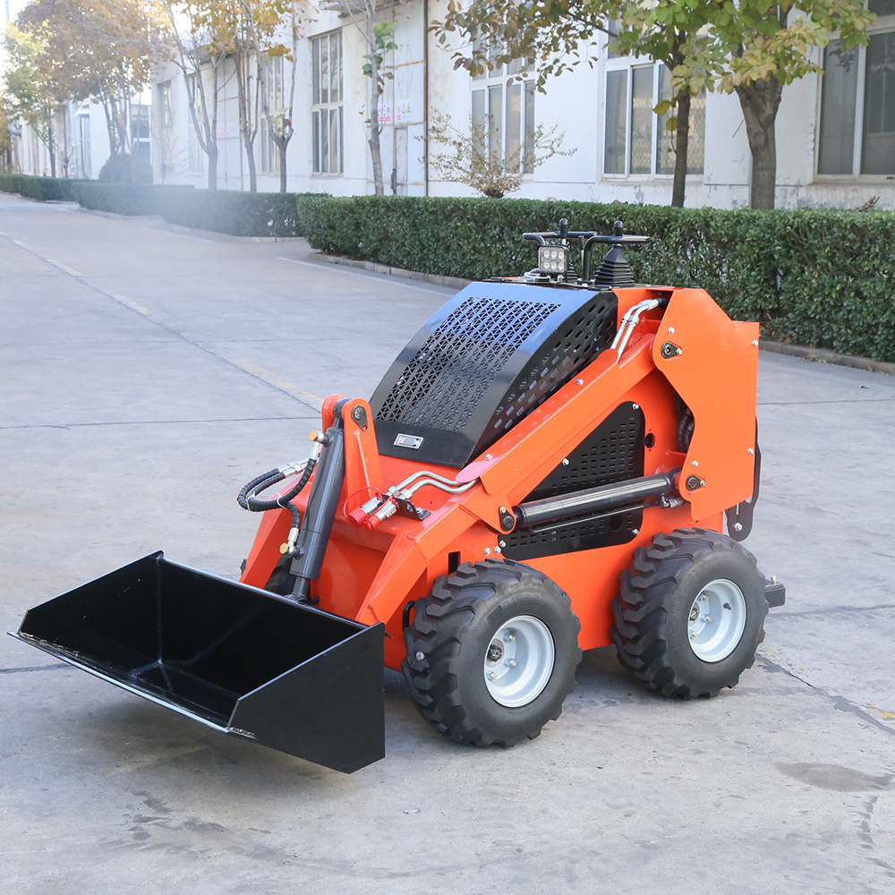 Mini Wheel Compact Skid Steer Loader China High Quality 23hp Mini Skid Steer Loader With Attachment