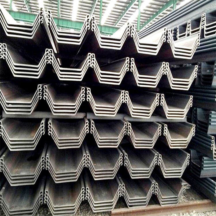 Chinese Suppliers Hot Rolled Steel Sheet Piles  Low Prices u structural steel sheet pile