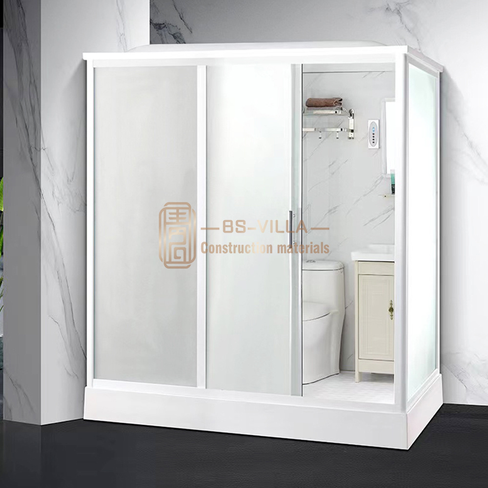 Integrated complete modular prefab bathroom pods with toilet shower