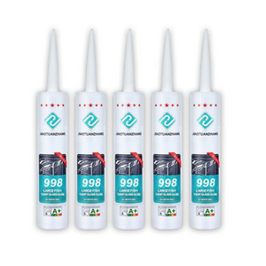 100% Silicone, Waterproof Aquarium Safe Silicone Sealant Black, High-Speed Curing and Strong Adhesion, Non-Toxic, Safe for Fish