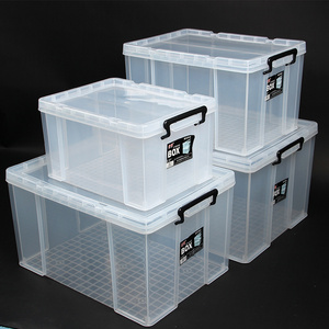 Wholesale Clear Plastic Storage Organizer Container  Pp Material Bins For Toy