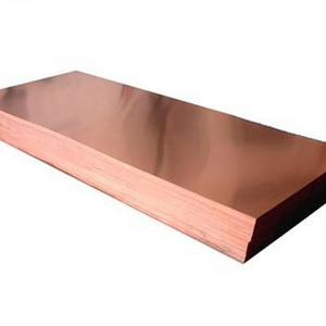 99.99% Pure Copper Plate 1mm 2mm 3mm Pure Copper Sheet with Factory Price T1 T2 T3 Copper Plate