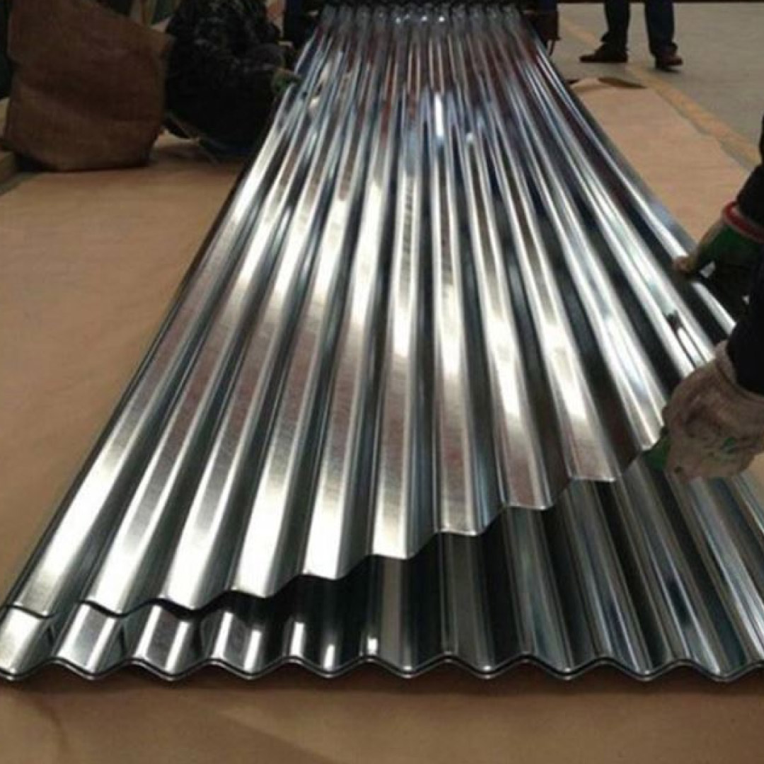 Cold Rolled Galvanized GI Corrugated Steel Roofing Sheet for 4x8 inch Zinc Coated 26 28 Gauge Prefab Houses zinc roof tiles