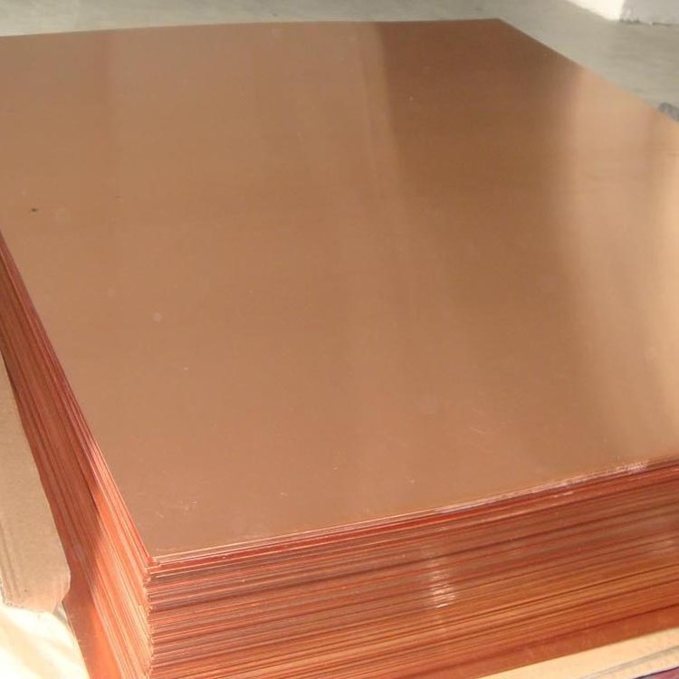 99.99% Pure Copper Plate 1mm 2mm 3mm Pure Copper Sheet with Factory Price T1 T2 T3 Copper Plate