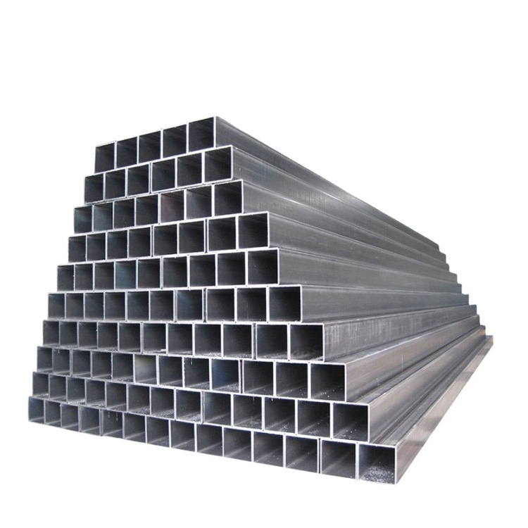 Tube and Gi Square Pipe High Quality Galvanized Square Hollow Section Steel Rectangular Steel Hot Dip Galvanized Pipe ERW 1 Ton