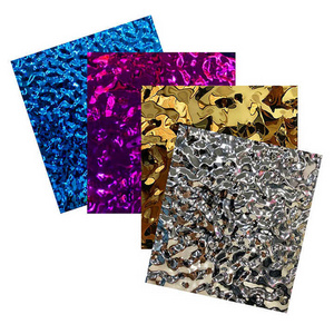 SS 304 Water Ripple colored Stainless Steel Sheet Decorative PVD Colour stainless steel plate