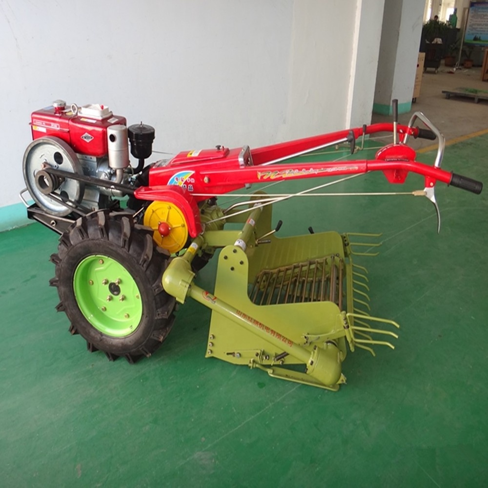 walking tractor single row 4US-60 mini potato harvester