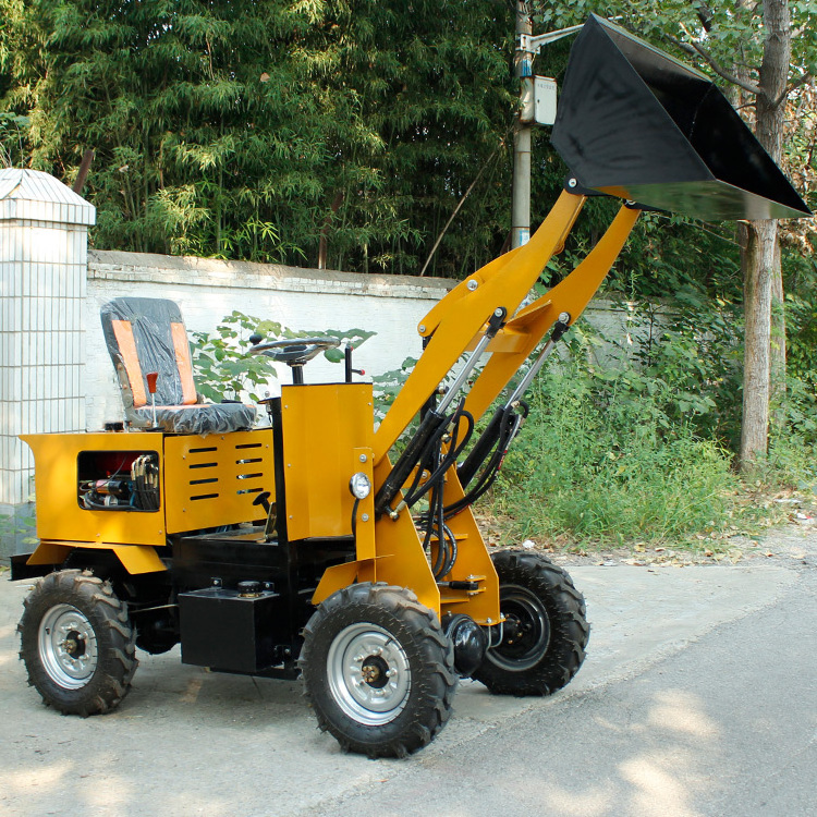 CE EPA Backhoe Battery 4 Wheel Drive Small Electric Loaders Diesel Mini Loader