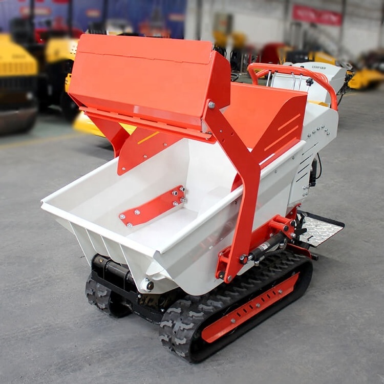 Hydraulic Tracked Gasoline Mini Dumper 800 Kg/500 Kg/1000 Kg Skip Loader/Dumpers With Epa/Euro 5