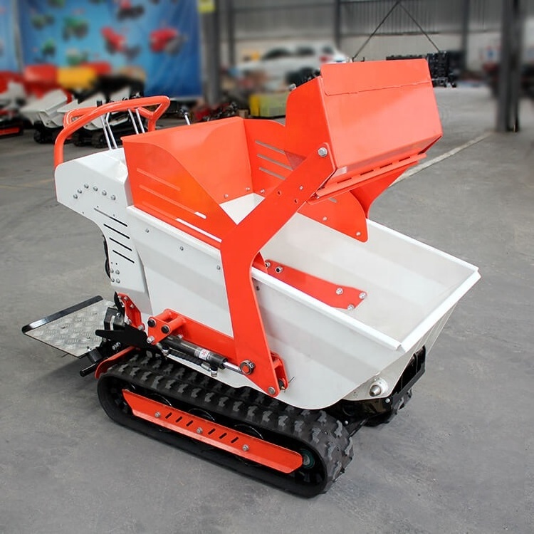 Hydraulic Tracked Gasoline Mini Dumper 800 Kg/500 Kg/1000 Kg Skip Loader/Dumpers With Epa/Euro 5