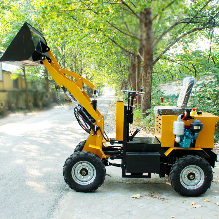 CE EPA Backhoe Battery 4 Wheel Drive Small Electric Loaders Diesel Mini Loader