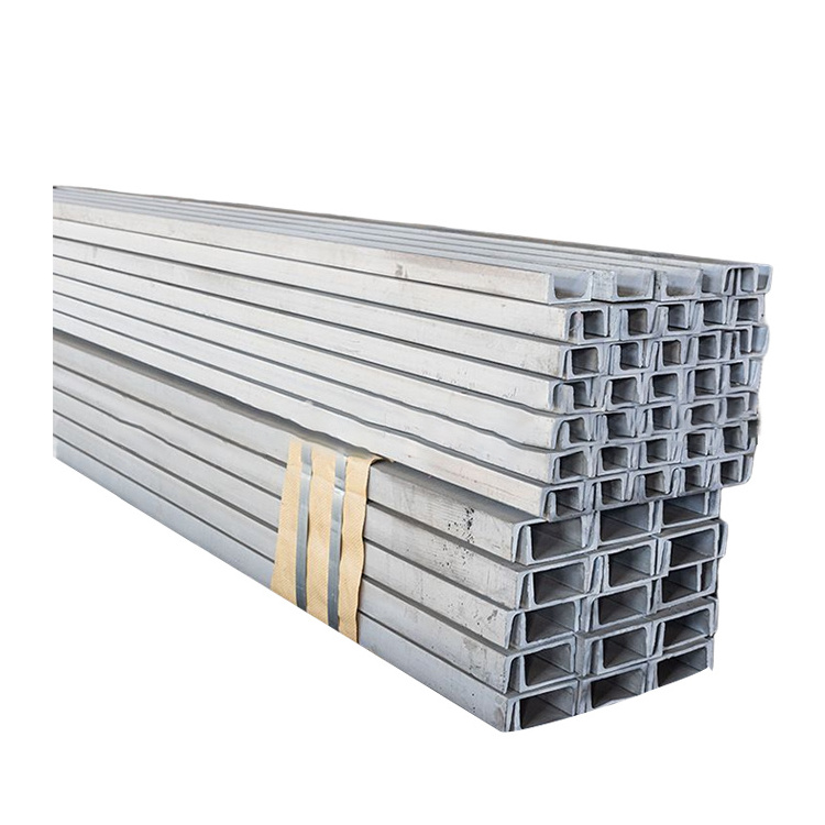 Galvanized Steel C Channel Rail Price _ C U Lipped Steel Purlin For Glass Railing _ Steel Z Purlin Section Profile Price