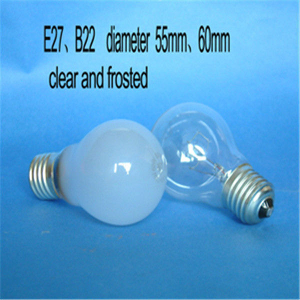 A55 40w 60w 75W 100W E27 B22 clear incandescent  bulbs lamp light manufacturers luces foco incandescente , INC-A BULB