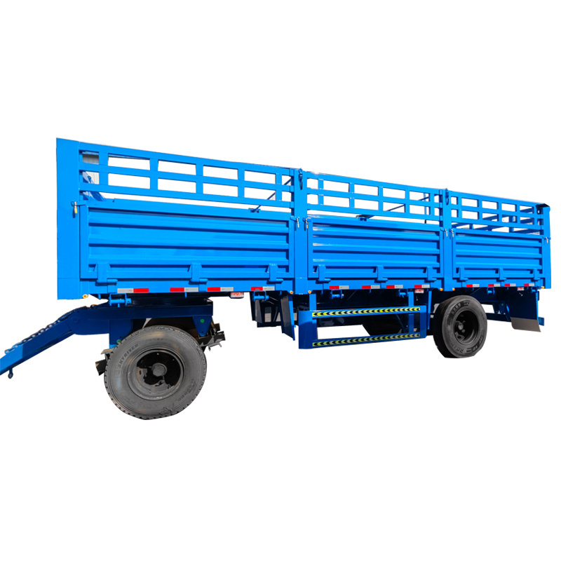 371hp 6X4 HOWO 10 Wheeler fence cargo truck with Full Cargo Trailer