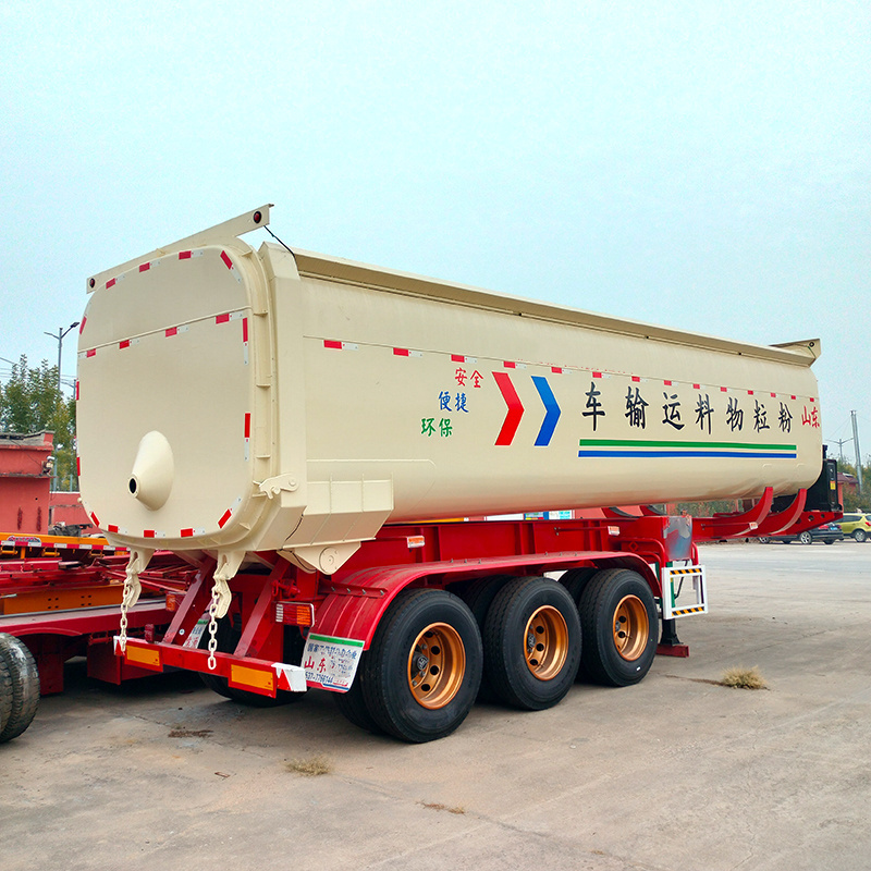 Axles Tanker Bulk Cement Carrier Cement bulker and bulk powder tank semi trailers for sale