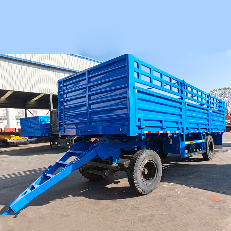 371hp 6X4 HOWO 10 Wheeler fence cargo truck with Full Cargo Trailer