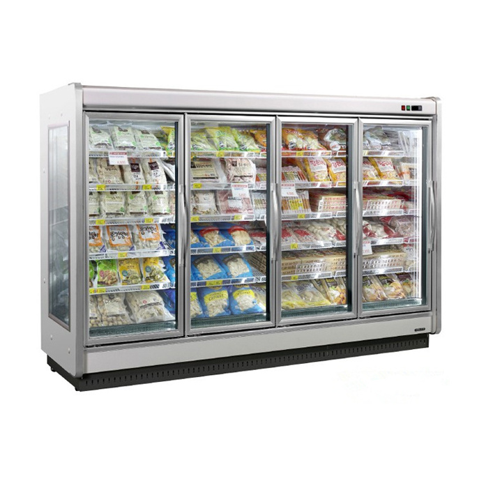 upright fridge glass door freezer glass door anti condensation