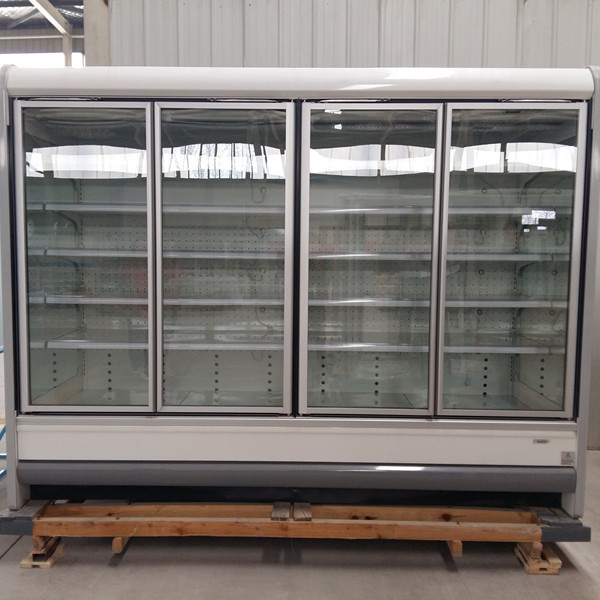 commercial freezer glass door Custom upright display fridge cooler and freezer cold room glass door with frame