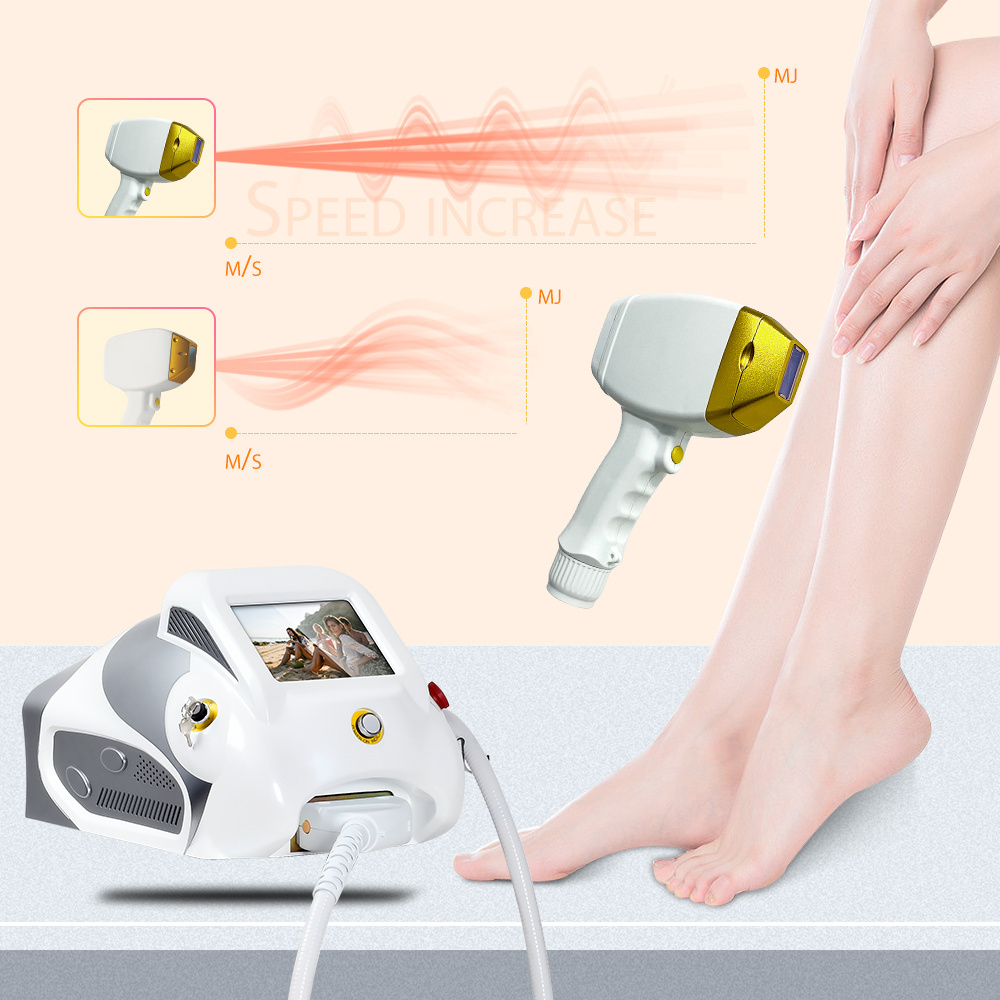 Diode Laser 808nm Ice Platinum Speed 755 808 1064nm salon equipment laser hair removal maquina de depilacion laser diodo