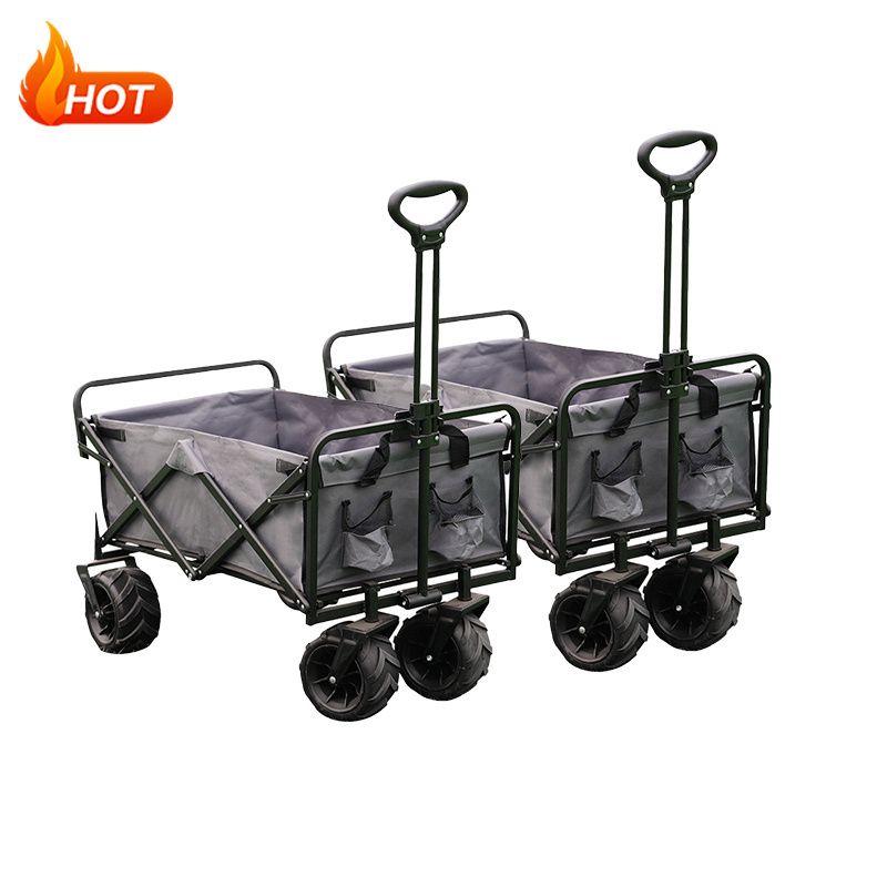 Portable Collapsible Rolling 4 Wheel Climbing Mini Foldable Supermarket Shopping Folding Plastic Carry Hand Trolley Cart