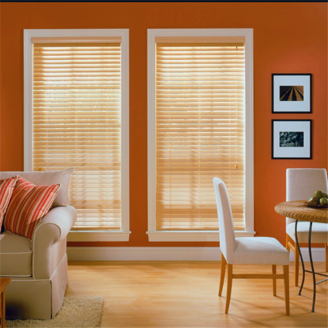 Venetian home decor timber basswood window blinds