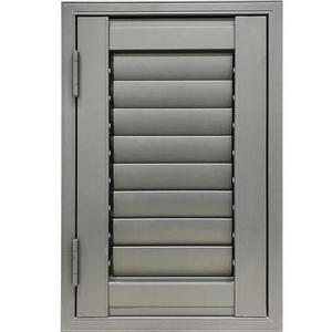 aluminum shutter window and plantation heze shutter