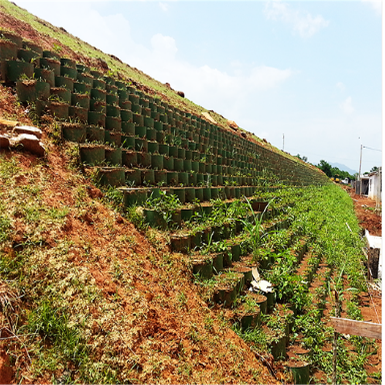 Honeycomb Plastic retaining wall